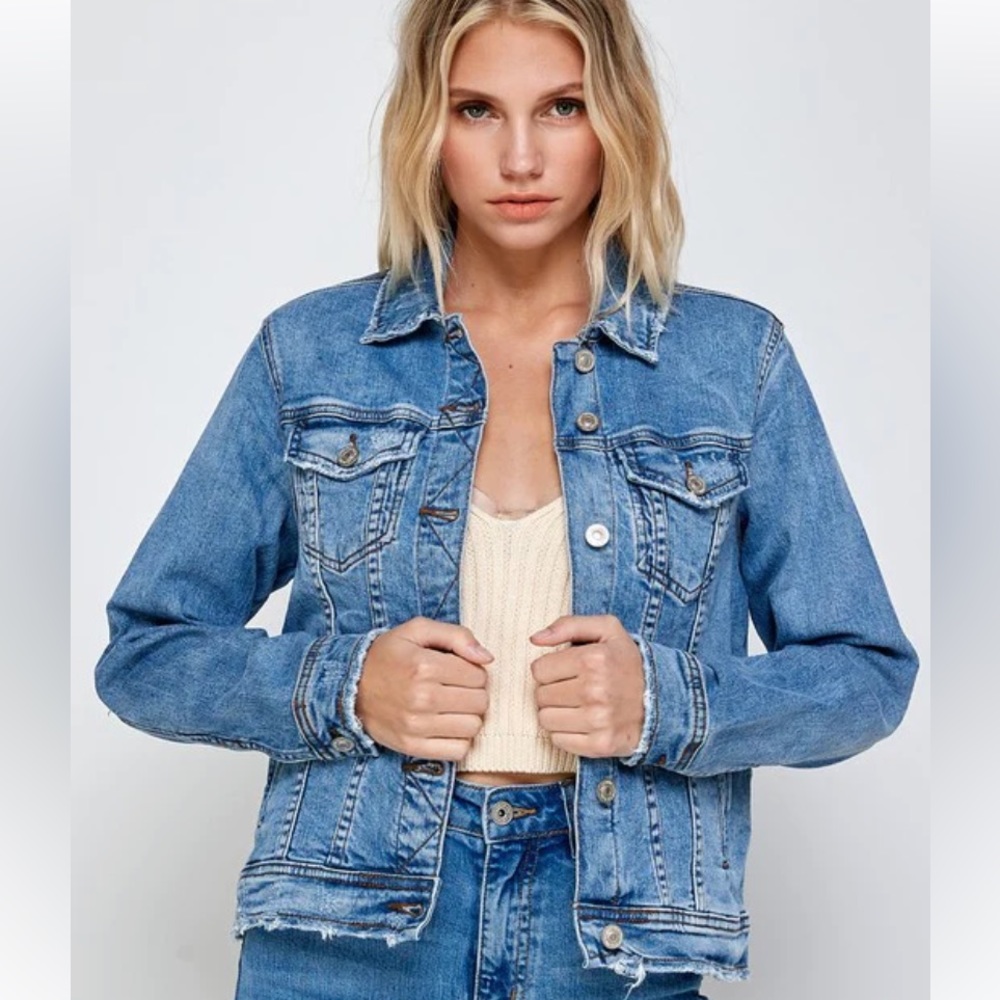 Wrangler Acid Wash Jean Jacket Small